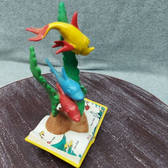 Dr. Seuss "One Fish Two Fish" Book Figurine - Picture 5 of 12